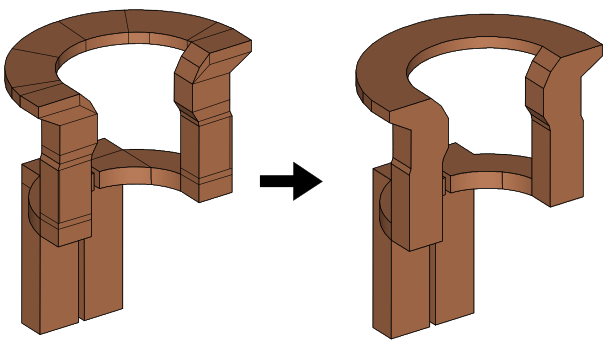 Fuse multi-block objects