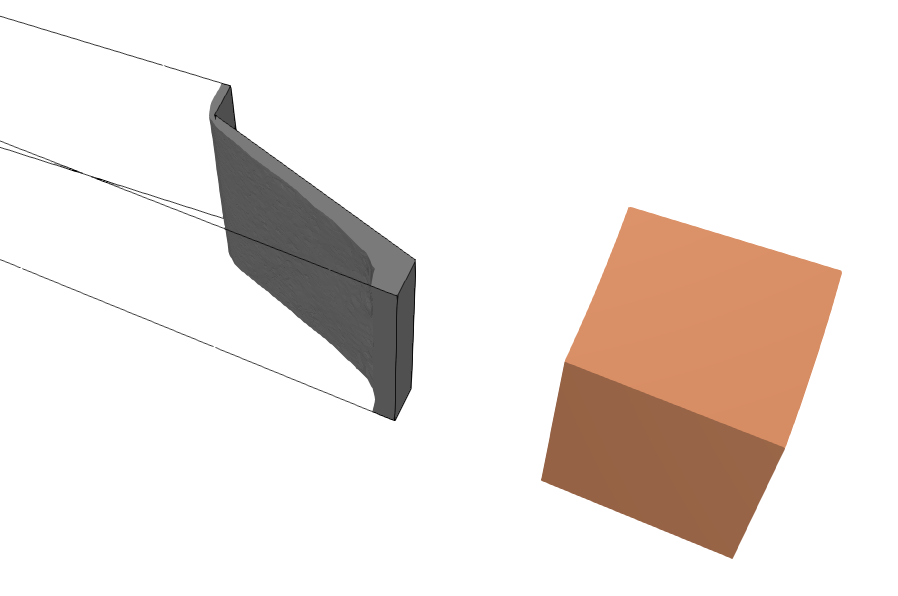 Hardened zone 3D
