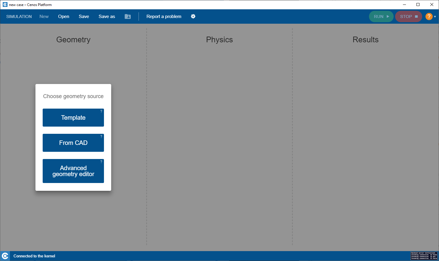 Advanced geometry editor